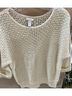 Chico's Ivory Blue Purple 3/4 Sleeve Blouse Size 1 - photo 3
