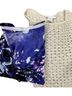 Chico's Ivory Blue Purple 3/4 Sleeve Blouse Size 1 - photo 1