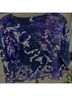 Chico's Ivory Blue Purple 3/4 Sleeve Blouse Size 1 - photo 6