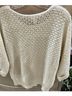 Chico's Ivory Blue Purple 3/4 Sleeve Blouse Size 1 - photo 7