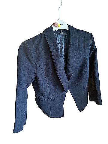 Last Kiss Cropped Riding Blazer (view 1)