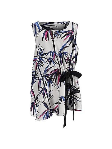 Emilio Pucci Emilio Pucci Tropical Bamboo Signature Print Blouse in Multicolor Silk (view 1)