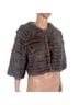 La Fiorentina 100% Other Solid Gray Jacket Size M - photo 4