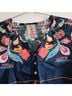 Johnny Was Floral Long Sleeve Blouse Size S - photo 4