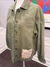 Hippie Laundry 100% Cotton Floral Green Jacket Size L - photo 10