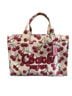 Coach Red Ivory White Tote One size - photo 1