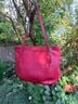 Coach 100% Leather Solid Red Shoulder Bag One size - photo 4