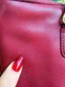Coach 100% Leather Solid Red Shoulder Bag One size - photo 8