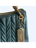 Coach Solid Green Leather Shoulder Bag One size - photo 6