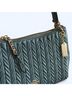 Coach Solid Green Leather Shoulder Bag One size - photo 7