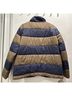 Kule 100% Nylon 100% Polyester Brown Blue Jacket Size L - photo 3