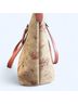 Coach 100% Canvas Floral Pink Multi Color Tote One size - photo 5