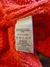 Free People 100% Cotton Orange Pullover Sweater Size XS - photo 3
