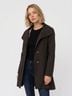 Steve Madden Black Trenchcoat Size M - photo 12