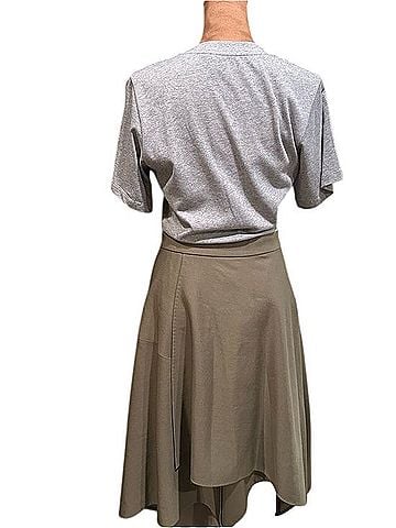 3.1 Phillip Lim Mixed?Media Handkerchief Midi Dress Casual Dress (view 2)