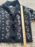 Garnet Hill 100% Wool Floral Blue Cardigan Size M - photo 5