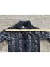 Garnet Hill 100% Wool Floral Blue Cardigan Size M - photo 4