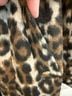Ellen Tracy Animal Print Brown Black Tan Coat Size 8 - photo 4