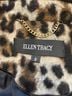 Ellen Tracy Animal Print Brown Black Tan Coat Size 8 - photo 3