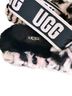 Ugg 100% Sheepskin Animal Print Zebra Print Pink Black Sandals Size 8 - photo 3
