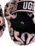 Ugg 100% Sheepskin Animal Print Zebra Print Pink Black Sandals Size 8 - photo 8