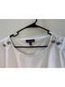 The Limited 100% Polyester 100% Polyester White Short Sleeve Blouse Size S - photo 3