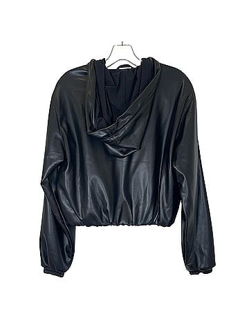 Alo Yoga Faux Leather Bomber Jacket Jacket (view 2)