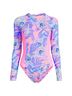 Lilly Pulitzer Floral Pink Blue Purple Orange One Piece Swimsuit Size 2 - photo 4