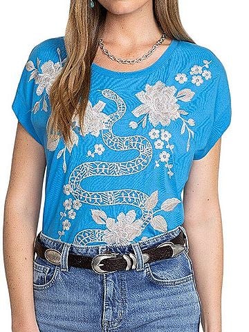 Johnny Was Edie Relaxed Tee T-Shirt (view 1)
