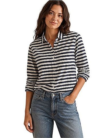 J.Crew The Boy Shirt Long Sleeve Button-Down Shirt (view 1)