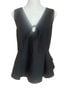 Free People 100% Cotton Black Sleeveless Top Size XL - photo 1