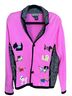 Berek Pink Black Cardigan Size XL - photo 1