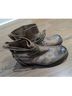 Jeffrey Campbell 100% Leather Gray Tan Ankle Boots Size 8 - photo 5