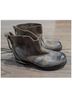 Jeffrey Campbell 100% Leather Gray Tan Ankle Boots Size 8 - photo 6