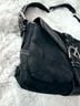 Coach Solid Black Shoulder Bag One size - photo 3