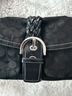 Coach Solid Black Shoulder Bag One size - photo 4