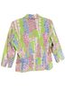 Bamboo Traders Floral Pink Green Blazer Size M - photo 2