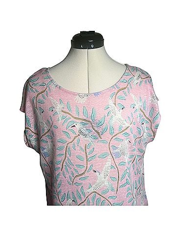 Cynthia Rowley Short Sleeve Blouse (view 2)