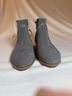 Jack Rogers 100% Suede Solid Gray Ankle Boots Size 7 1/2 - photo 4