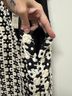 Maeve 100% Polyester 100% Viscose Floral Black White Cocktail Dress Size S (petite) - photo 6