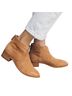 Soludos 100% Leather Brown Ankle Boots Size 9 1/2 - photo 1