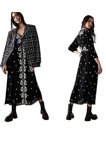 Free People Embroidered Fable Casual Dress (view 2)