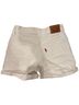 Levi's White Denim Shorts Size 24 - photo 2