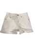 Levi's White Denim Shorts Size 24 - photo 1