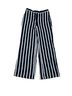 Ann Taylor Stripes Blue White Casual Pants Size 8 - photo 1