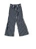 Ann Taylor Stripes Blue White Casual Pants Size 8 - photo 2