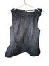 Leon Max 76% Cotton 24% Polyester 100% Silk Black Sleeveless Blouse Size 8 - photo 1