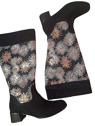 Midnight Velvet Boots (view 1)