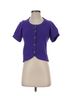 St. John Purple Cardigan Size 2 - photo 1