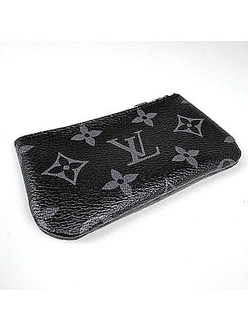 Louis Vuitton Louis Vuitton Pochette Clé Wallet/Coin Case/Accessory/Key Case/Coin Purse in Monogram Eclipse/Monogram Reverse Noir (Black) M80905 - Women's (view 2)